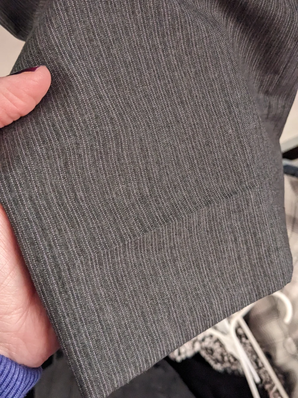 Banana Republic Men's Grey Pinstripe Trousers Professional Interview Office